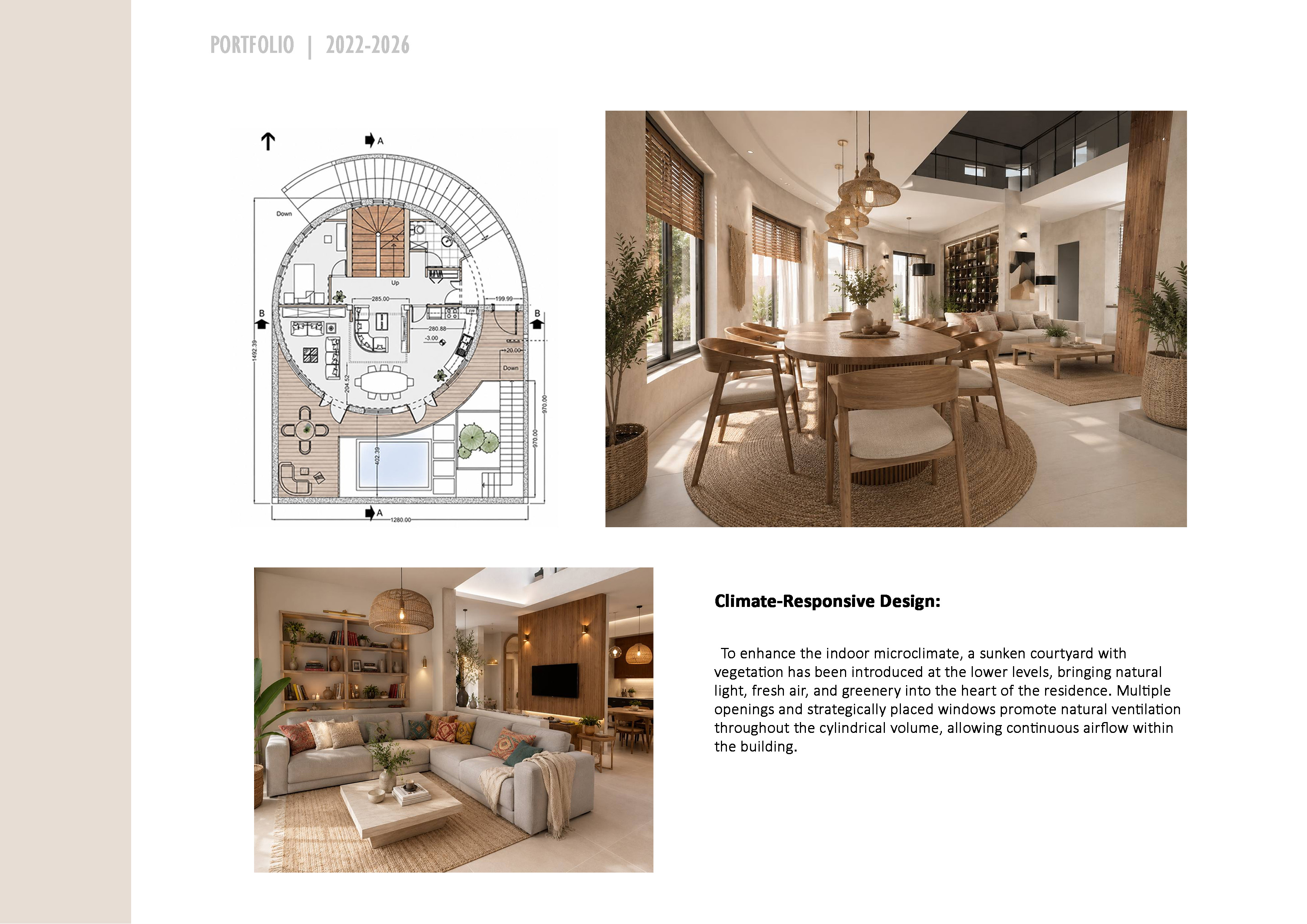 Contemporary Vernacular House portfolio page 2
