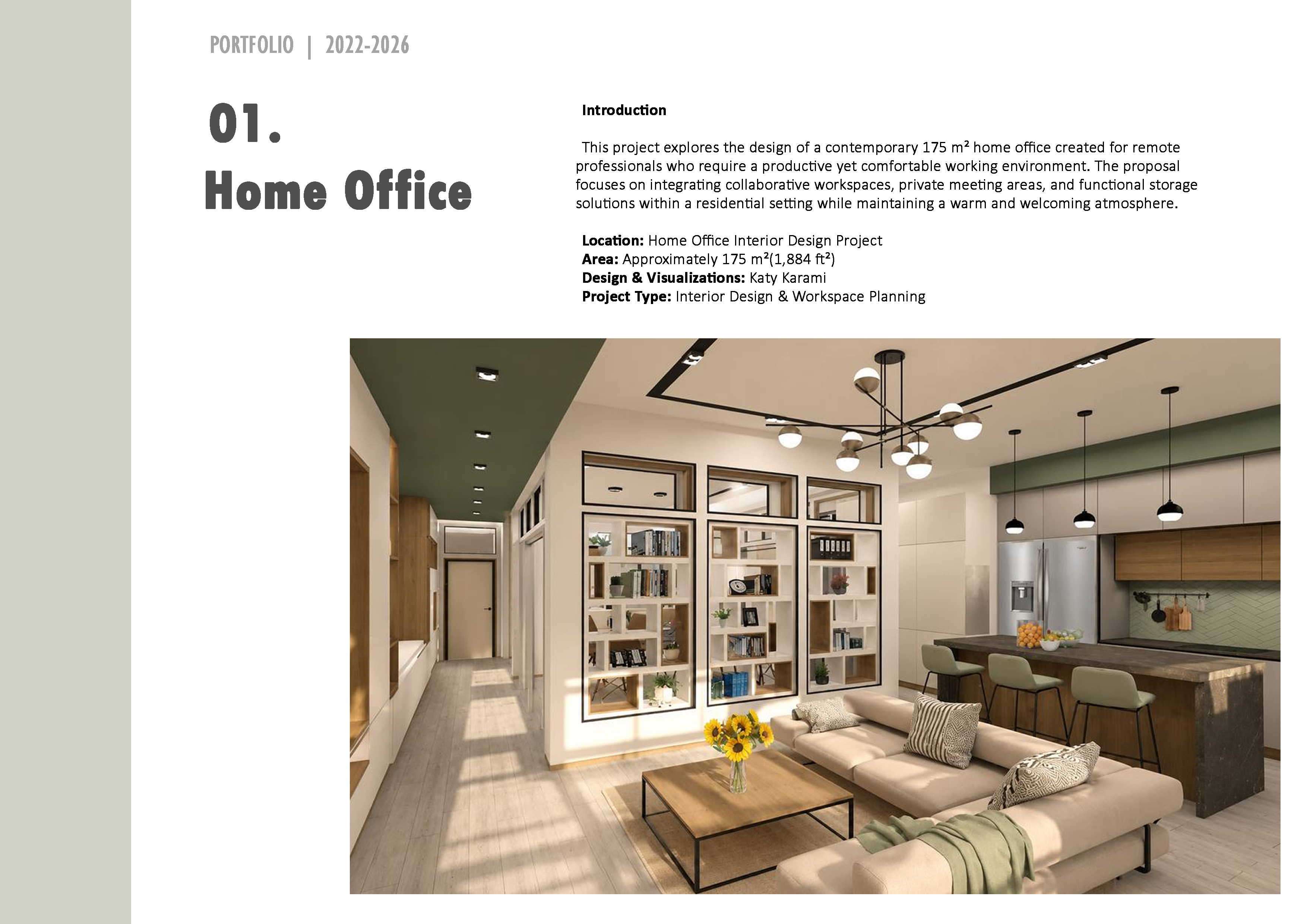 Home Office portfolio page 1
