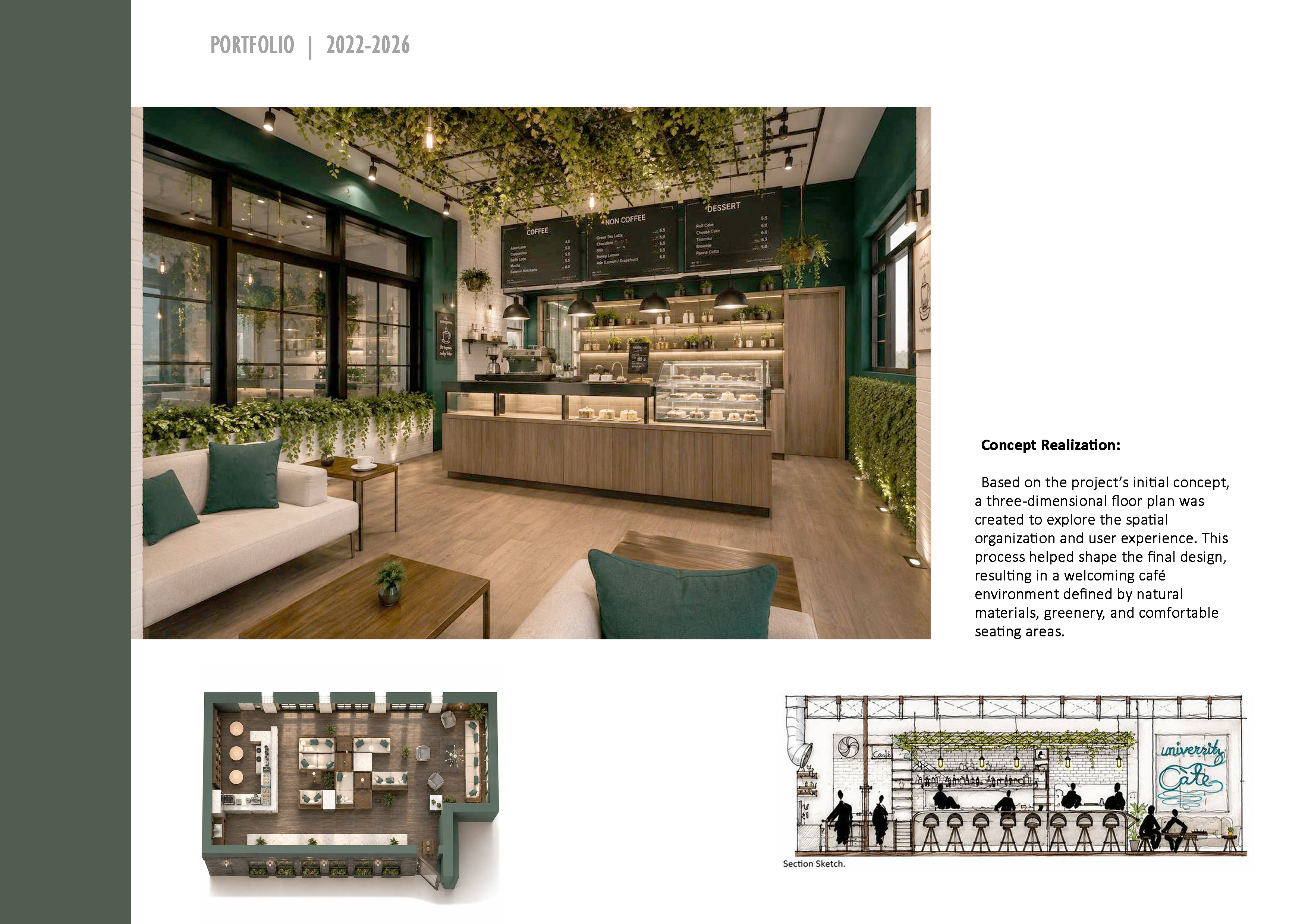 The Courtyard Café portfolio page 3
